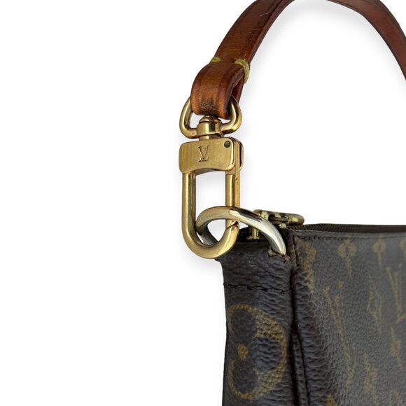 Authentic Louis Vuitton Monogram Pochette Accessories Mini Top Handle Bag - Picture 7 of 12